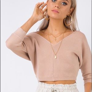 Princess Polly Love More Knit Top NWT